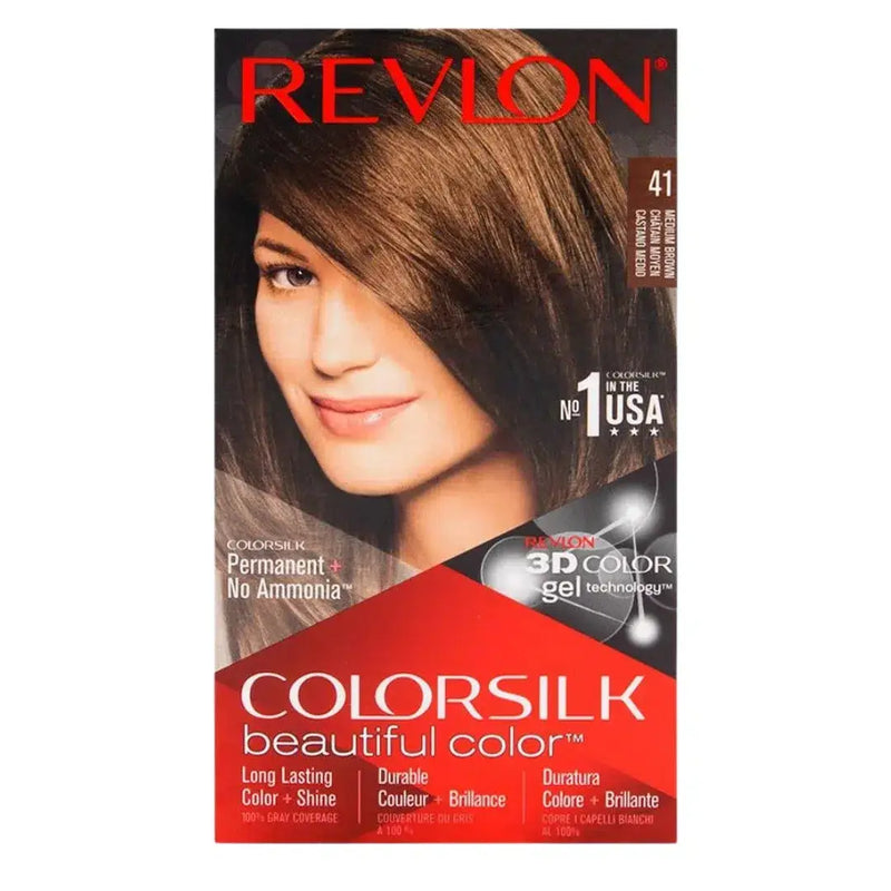 Revlon Colorsilk Hair Color 41 Medium Brown - derma.pk