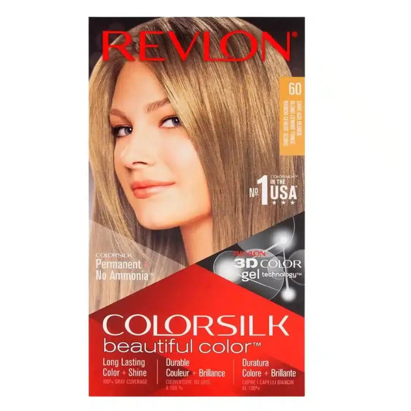 Revlon Colorsilk Dark Ash Blonde 60 Hair Color (Made in Italy) - derma.pk