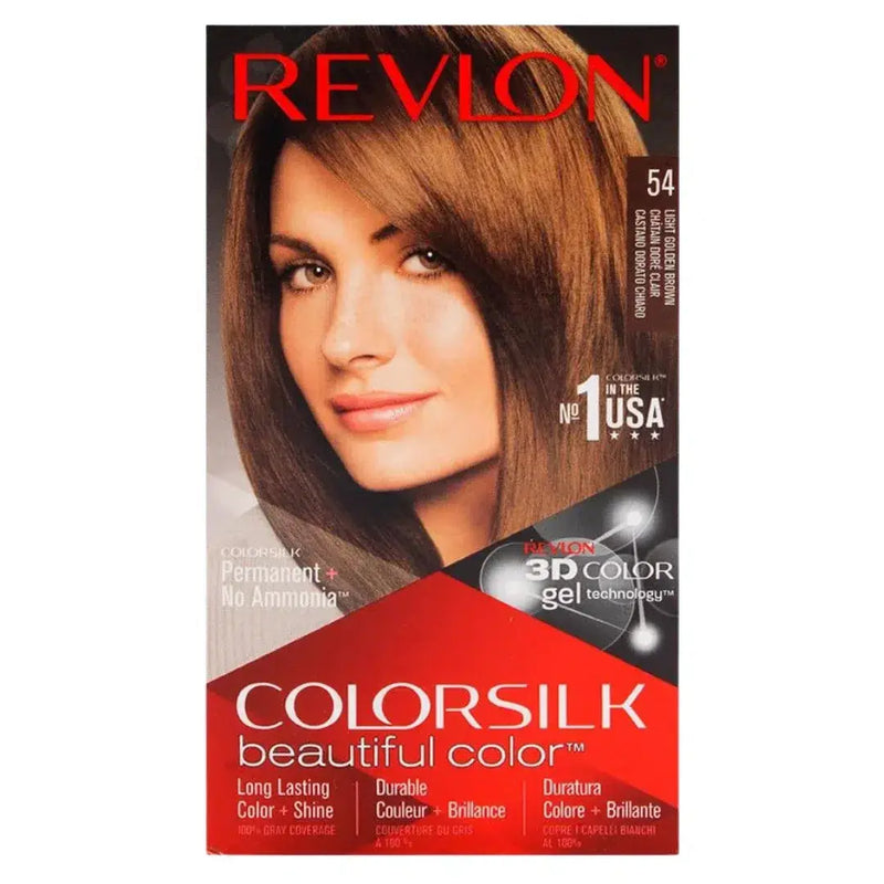 Revlon ColorSilk 54 Light Golden Brown Hair Dye