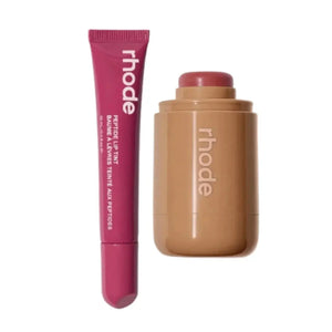 Rhode Sleepy Girl Pocket Blush & Raspberry Jelly Peptide Lip Tint Duo