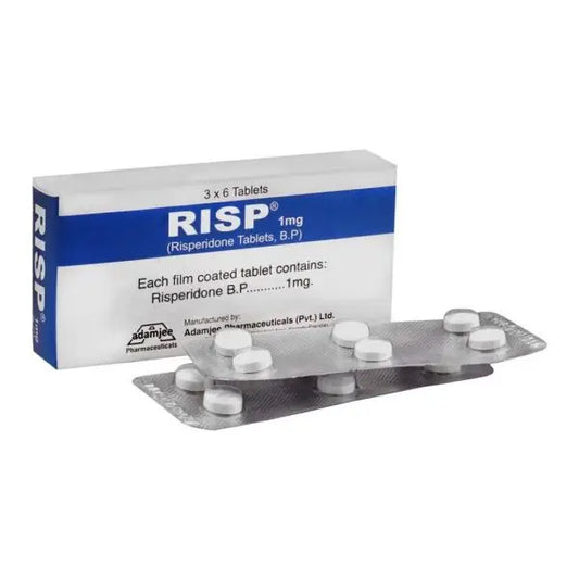Risp 1mg Risperidone Tablets — Schizophrenia & Bipolar Treatment | Derma.pk