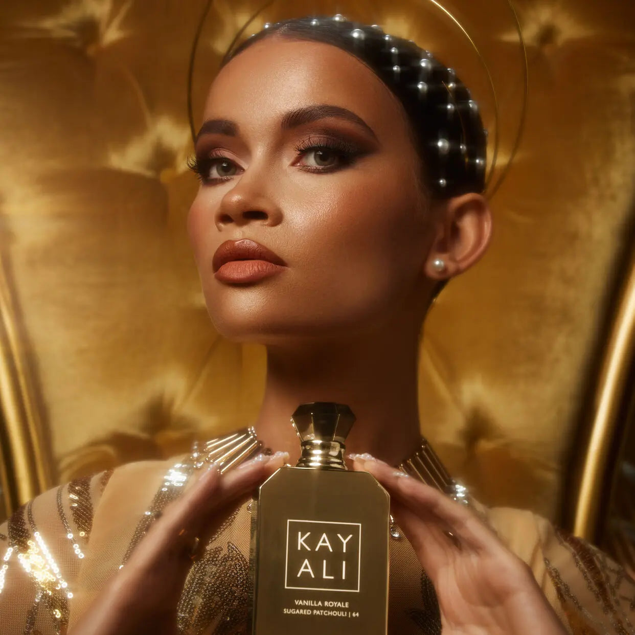 Kayali Vanilla Royale Sugared Patchouli | 64 (10ml no box ) – back of packaging