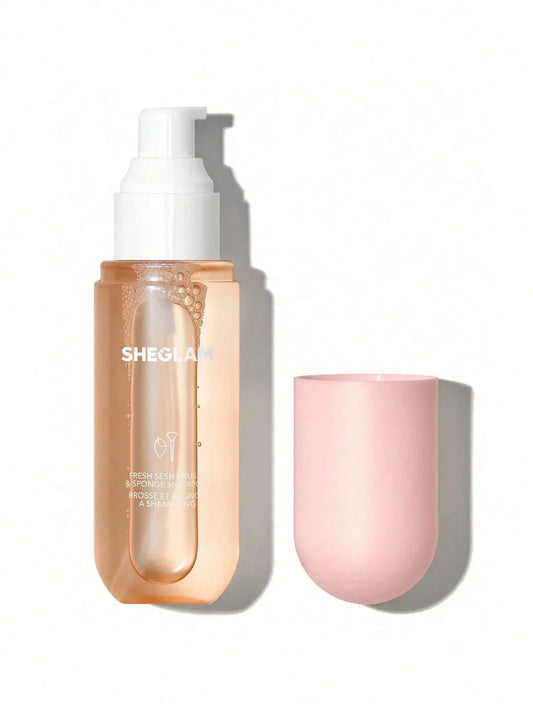 Sheglam Fresh Sesh Brush & Sponge Shampoo-Pink – front of packaging