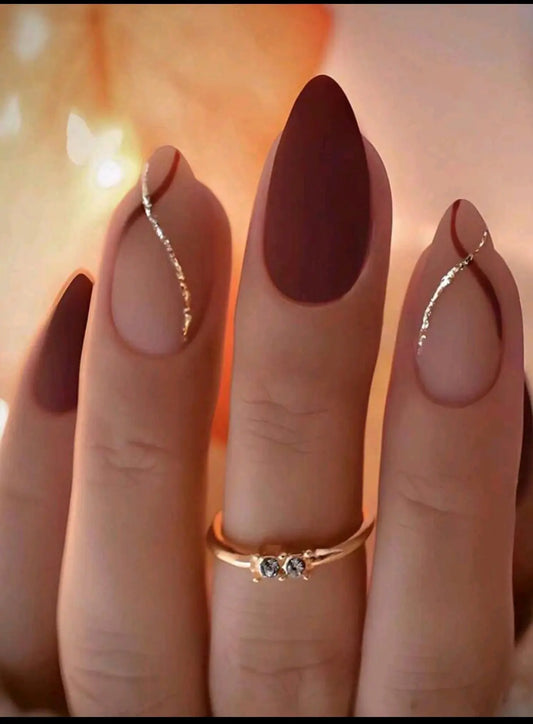 Shein Almond Shaped Nails 24pcs (no Box) – front of packaging