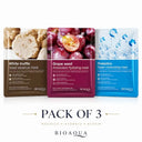 Bioaqua Pack of 3 Multi-Effect Nourishing Smooth Moisturizing Facial Sheet Mask - Assorted Variants (Sent at Random Based on Availability) photo 1