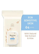 Aveeno Baby Sensitive All Over Wipes with Aloe & Natural Oat Extract (64 wipes) photo 2