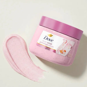 Dove Himalayan Salt & Rose Oil Body Scrub 425g