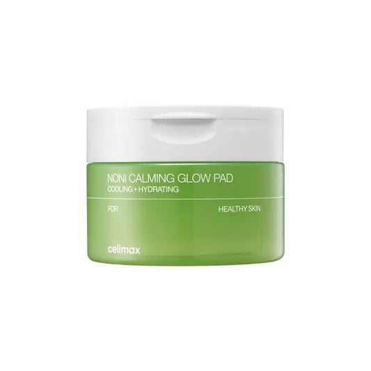 Celimax Noni Calming Glow Pad Cooling + Hydrating (50 pads) – front of packaging