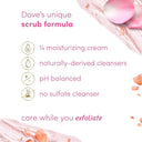 Dove Himalayan Salt & Rose Oil Body Scrub 425g photo 2