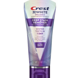 Crest 3D White Brilliance Deep Stain Remover Ultra White Toothpaste (No Box) 59g