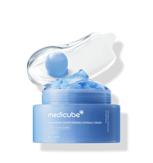 Medicube - Hyaluronic Moisturizing Capsule Cream 55g – front of packaging