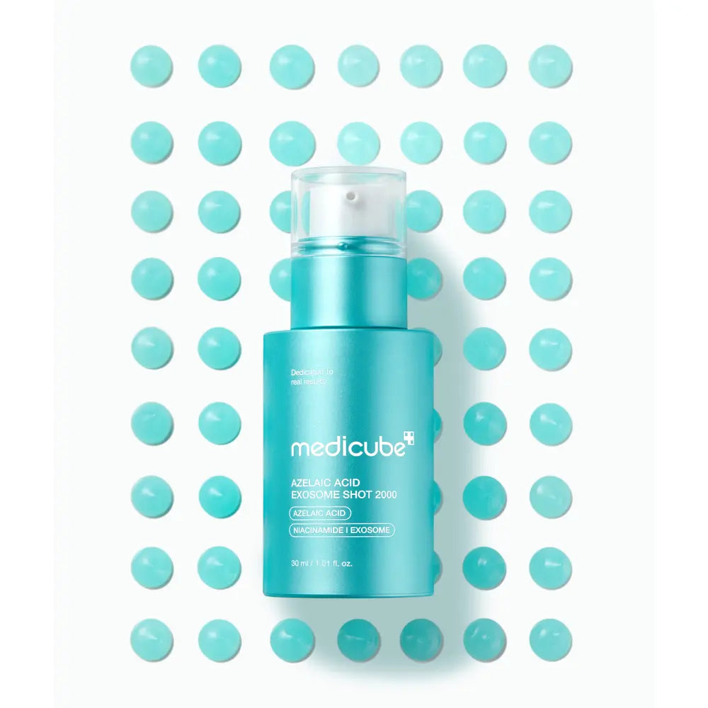 Medicube Azelaic Acid Exosome Shot Pore Ampoule 2000 (30ml) – back of packaging