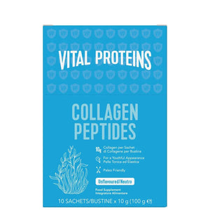 Vital Proteins Collagen Peptides Sachets 8 x 10g – front of packaging
