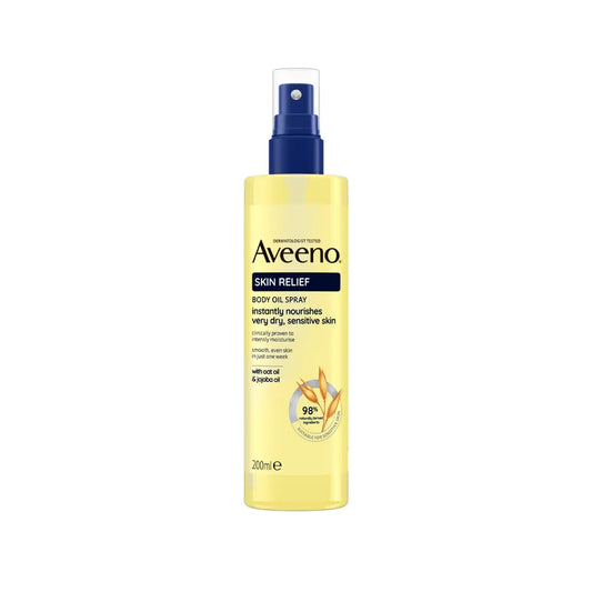 Aveeno Skin Relief Body Oil Spray 200ml – front of packaging