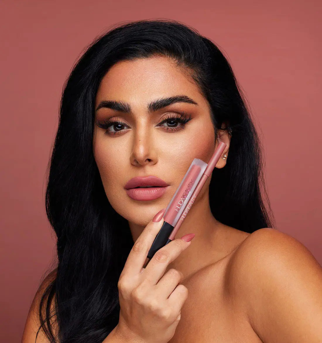 Huda Beauty Bombshell Lip Duo – back of packaging