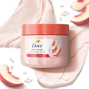 Dove White Peach & Crushed Rice Body Scrub 425g