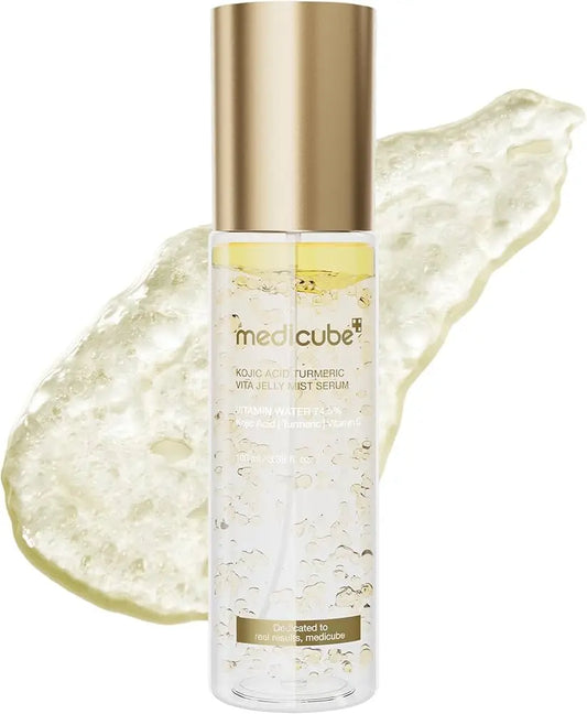 Medicube Kojic Acid Turmeric Vita Jelly Mist Serum [100ml] – front of packaging