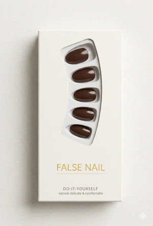 Shein False Nails ( Maroon )