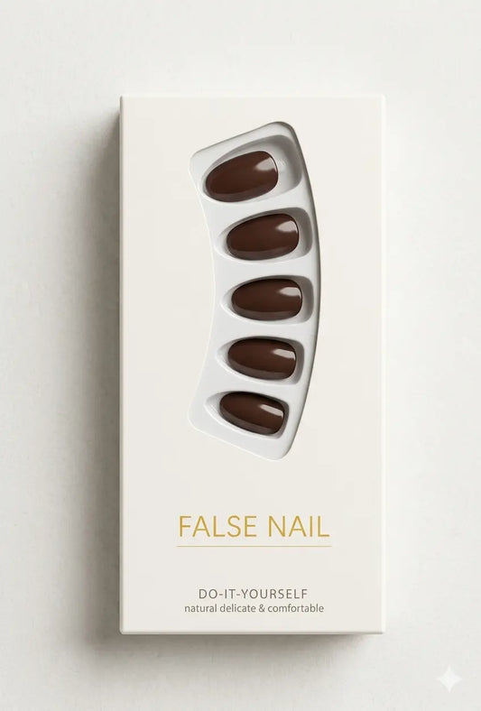 Shein False Nails ( Maroon ) product photo