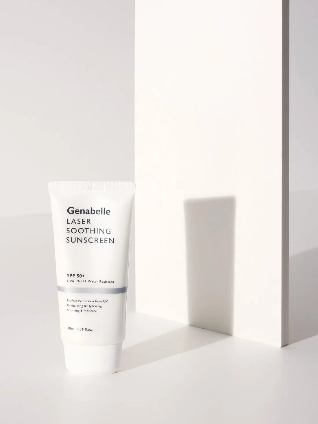 Genabelle Laser Soothing Sunscreen – back of packaging