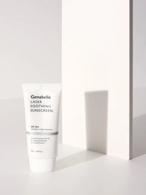 Genabelle Laser Soothing Sunscreen – back of packaging