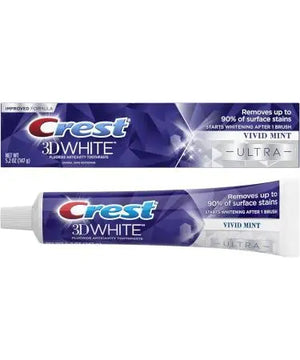 Crest 3D White Vivid Mint Ultra Toothpaste 147g