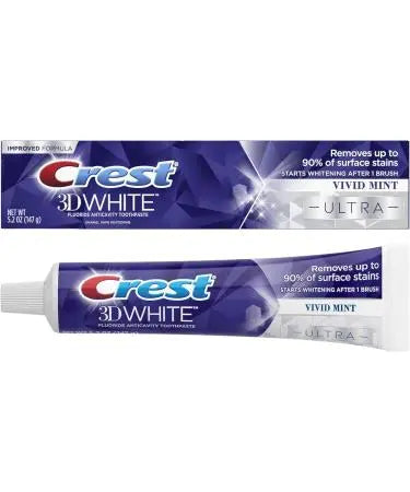 Crest 3D White Vivid Mint Ultra Toothpaste 147g