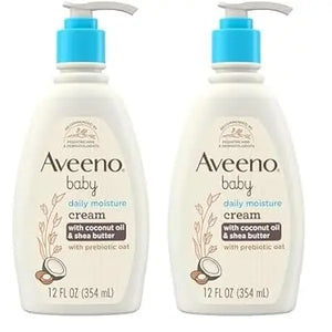 Aveeno baby daily moisture cream with coconut oil and Shea butter with prebiotic oat 354ml