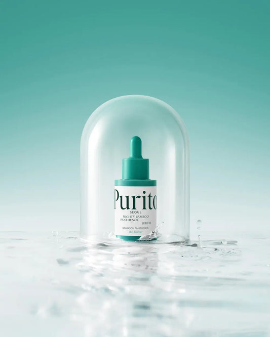 Purito Mighty Bamboo Panthenol Serum 30ml – front of packaging