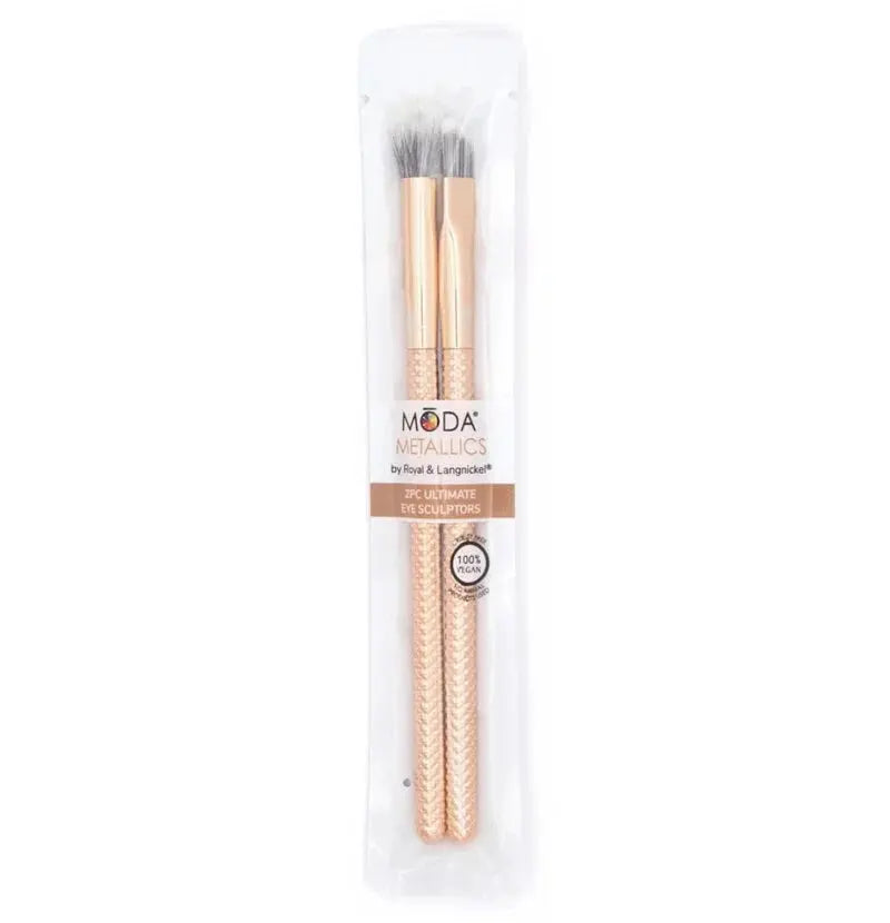 Moda Metallics 2pc Ultimate Eye Sculptors Set Brushes