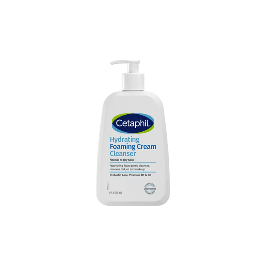 Cetaphil Hydrating Foaming Cream Cleanser normal to dry skin 237ml(Canadian variant) – front of packaging