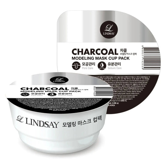 Lindsay Modeling Mask Cup Pack 28g [Charcoal] – front of packaging