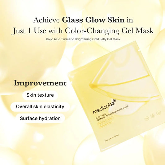 Medicube Kojic Acid Turmeric Brightening Gel Mask – front of packaging