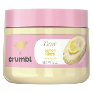 Dove Crumbl Exfoliating Body Scrub Lemon Cookie, 15 OZ