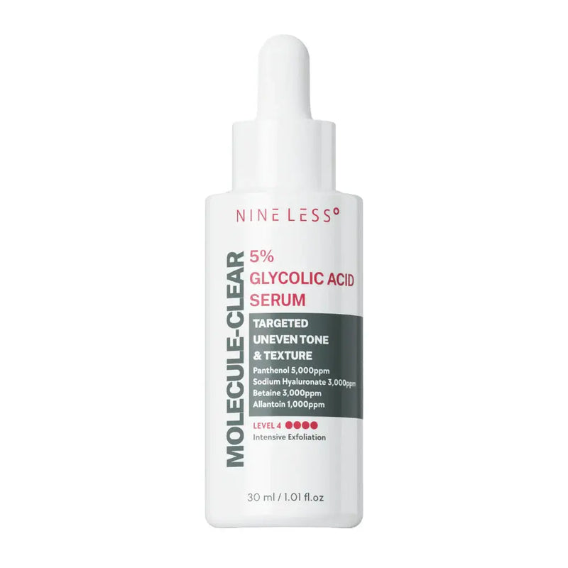 NineLess Molecule-Clear 5% Glycolic Acid Serum 30ml