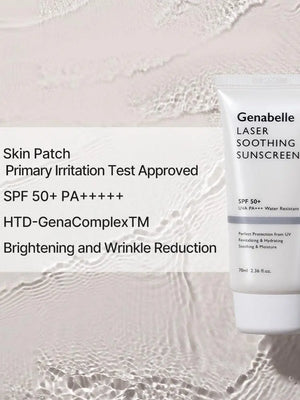 Genabelle Laser Soothing Sunscreen – close-up product detail