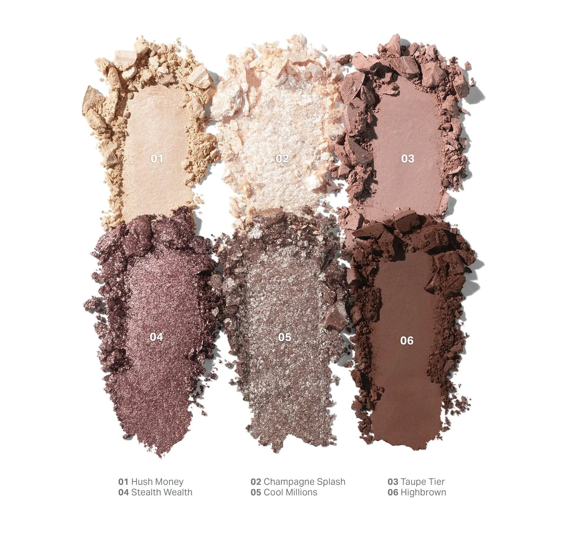 Derma.pk Morphe 6-Pan Eye shadow Palette-Rich Glitch – additional product angle