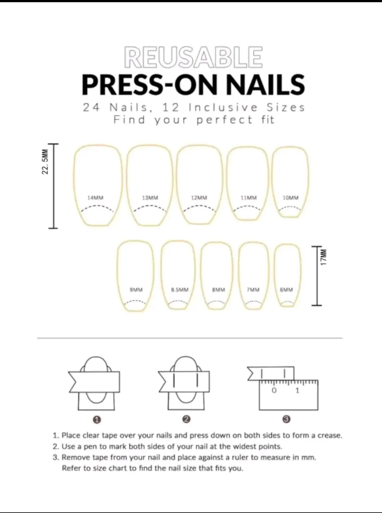 Derma.pk Shein Almond shape Burgundy Nails 24pcs – additional product angle