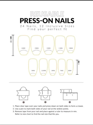 Derma.pk Shein Almond shape Burgundy Nails 24pcs – additional product angle