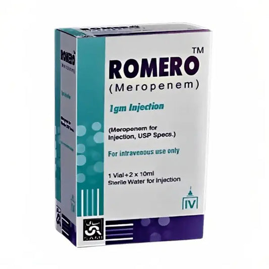 Romero 1gm Injection – Meropenem IV Antibiotic – Available in Pakistan