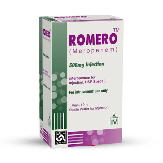 Romero 500mg Injection – Meropenem IV Antibiotic – Available in Pakistan