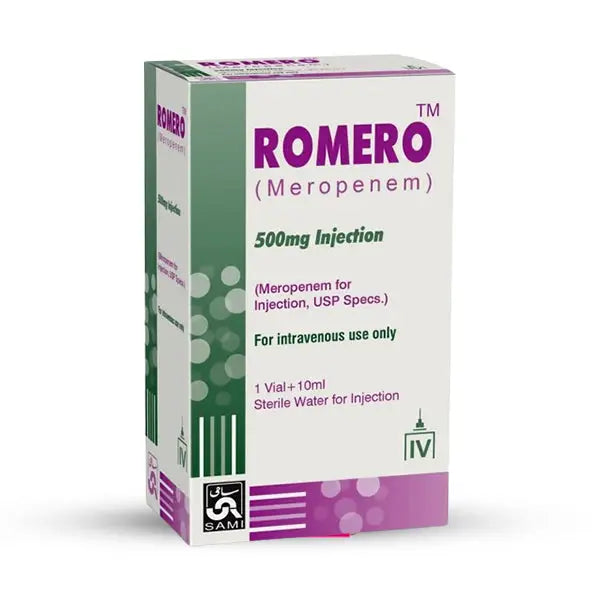 Romero 500mg Injection – Meropenem IV Antibiotic