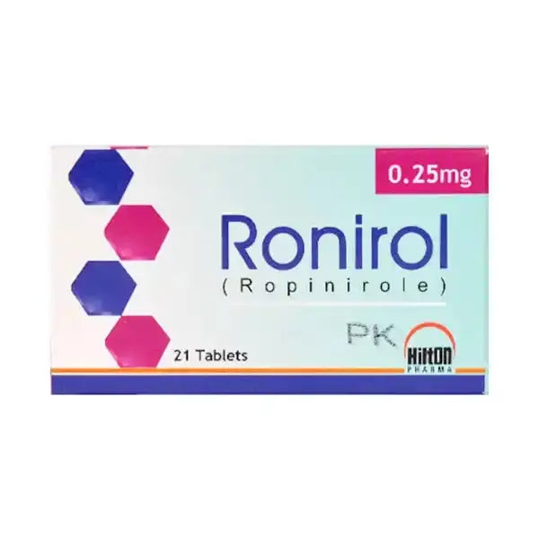 Ronirol 0.25mg Tablet (Ropinirole) for Parkinson's & RLS