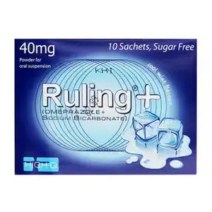 Ruling+ Sachets 40mg ��� Omeprazole + Sodium Bicarbonate for GERD Treatment