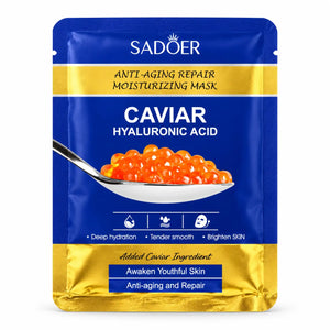 Sadoer Caviar Hyaluronic Acid Anti-Aging Repair Moisturizing Facial Mask