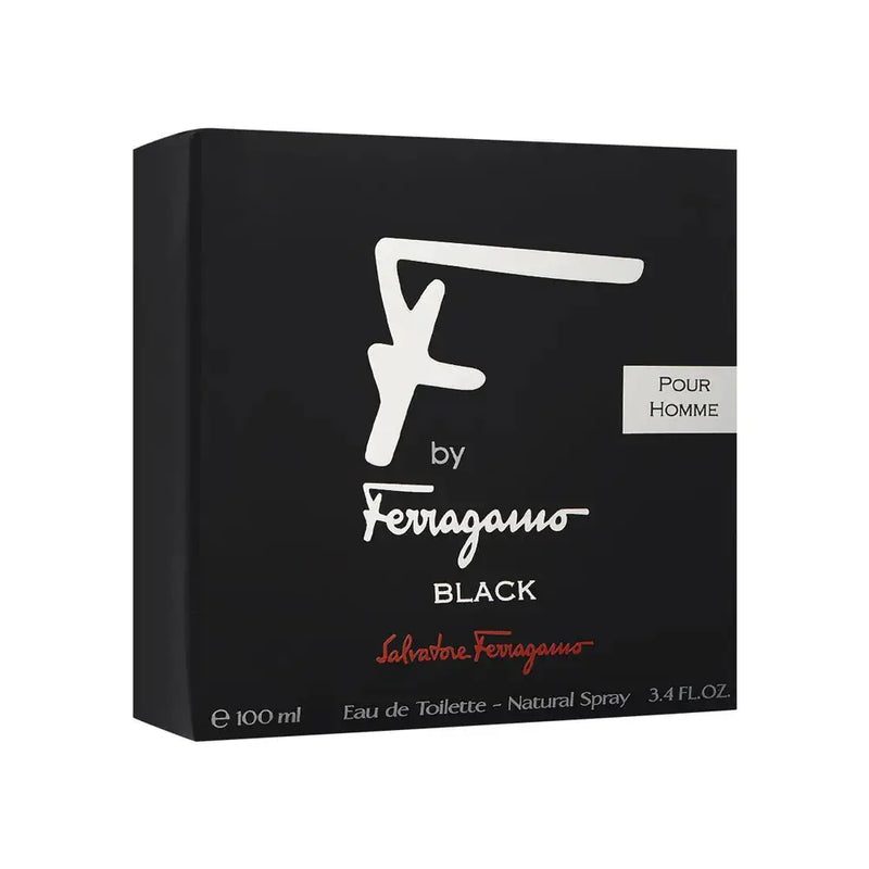 Salvatore Ferragamo F Black Men EDT 100ML – Aromatic Spicy Fragrance