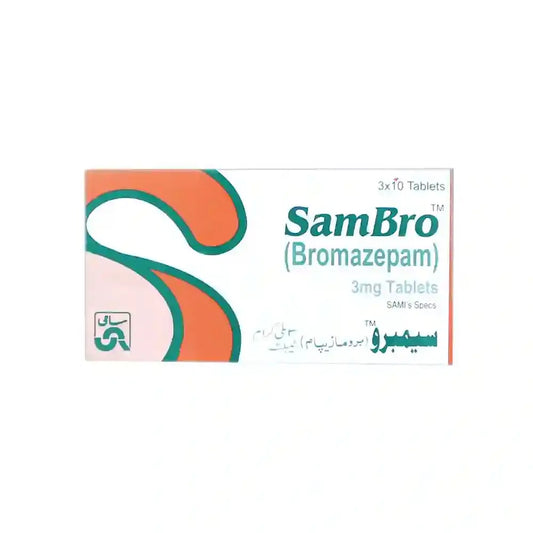 Sambro 3mg Tablets ��� Bromazepam for Severe Anxiety