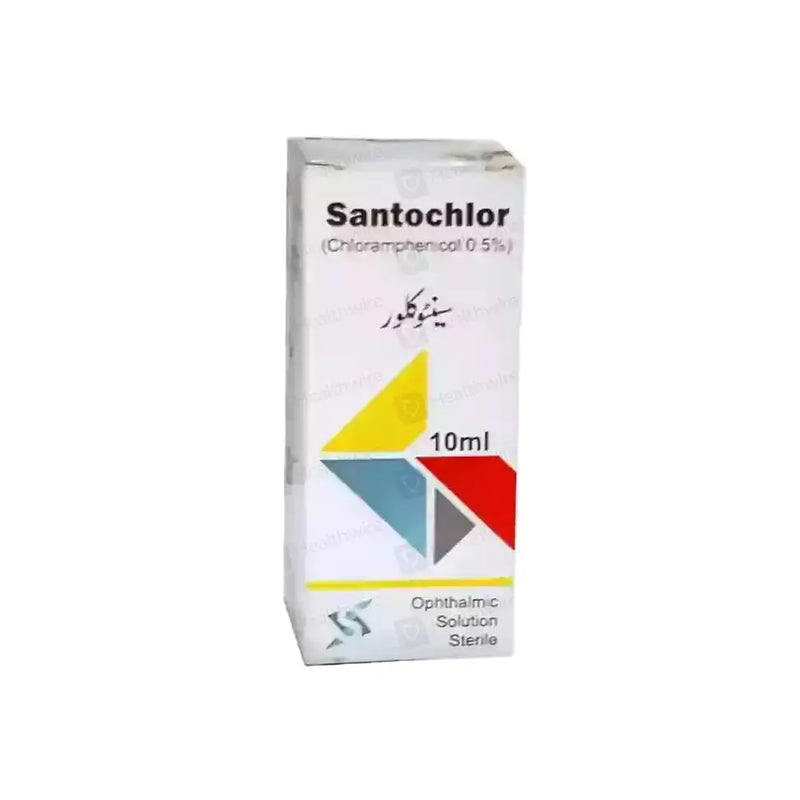 Santochlor Eye/Ear Drops 10ml (Chloramphenicol) — Antibiotic