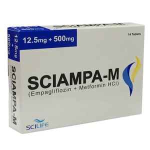 Sciampa-M 12.5mg+500mg – Empagliflozin+Metformin Diabetes