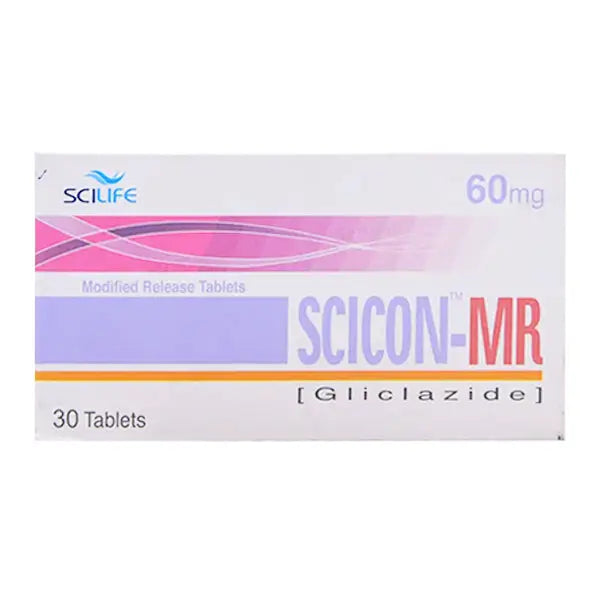 Scicon MR 60mg Gliclazide Tablets – Type 2 Diabetes